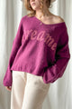 Dreamer knit, purple
