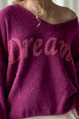 Dreamer knit, purple