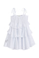 Lilibet linen dress, white
