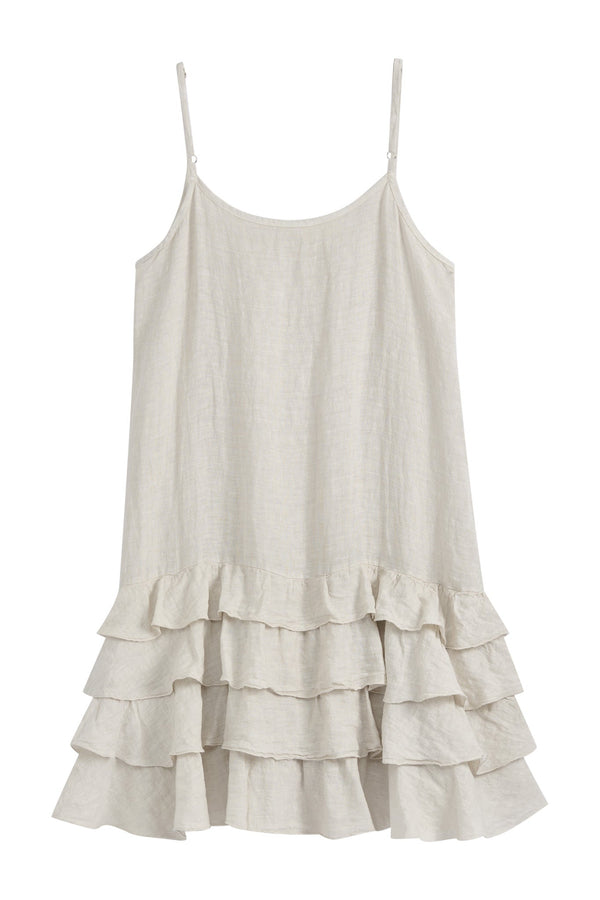 Livia linen dress, sand