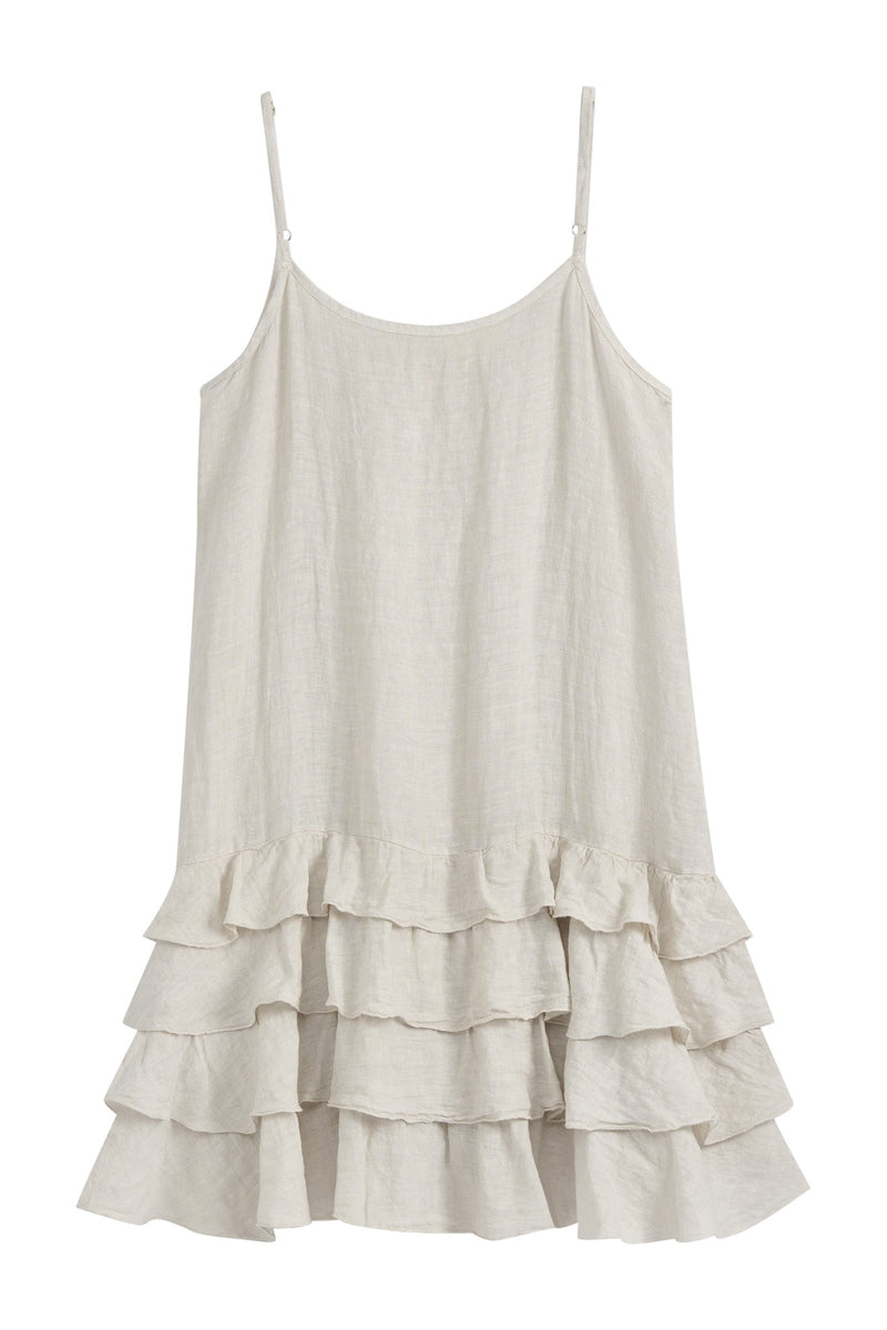 Livia linen dress, sand