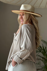 Bohemiana Vintage pitkähihainen t-paita, cashmere