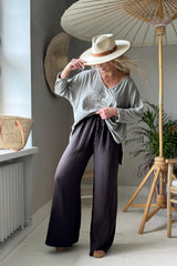 Bohemiana Vintage pitkähihainen t-paita, taupe