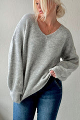 Lotta sweater, pearl grey