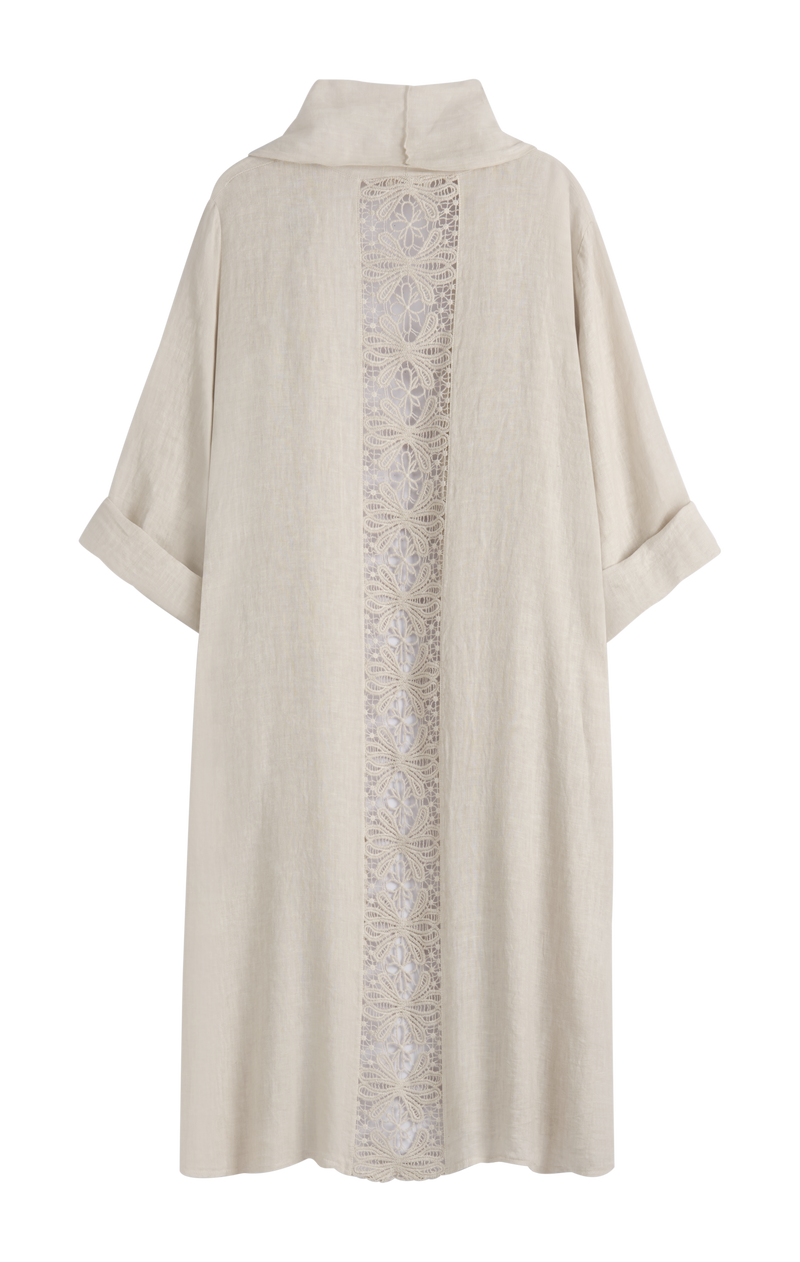 Louisa linen jacket, sand