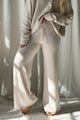 Lounge neulehousut, light beige