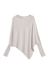 Love Me Now asymmetrinen neule, light beige