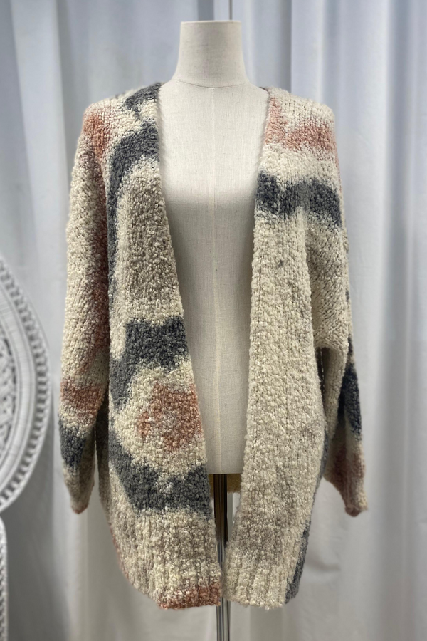 Lunetta cardigan, taupe/brown