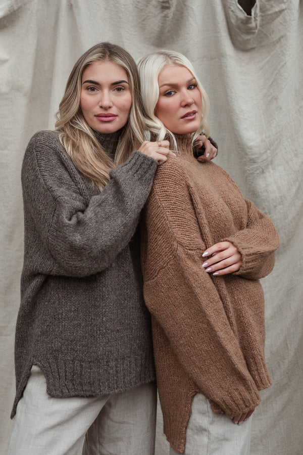 Maryanne neule, taupe