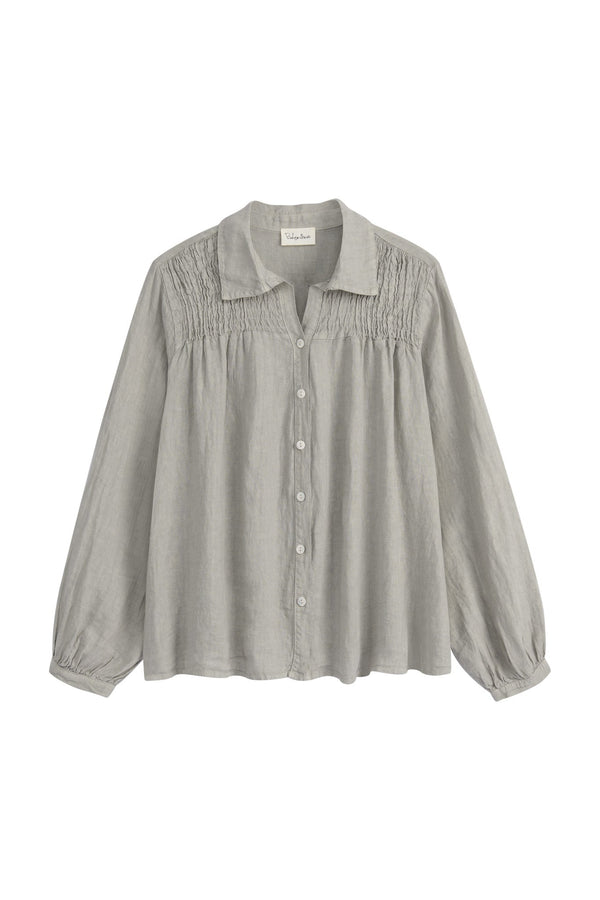 Maisie linen shirt, taupe