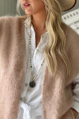 Mallora mohair vest, beige