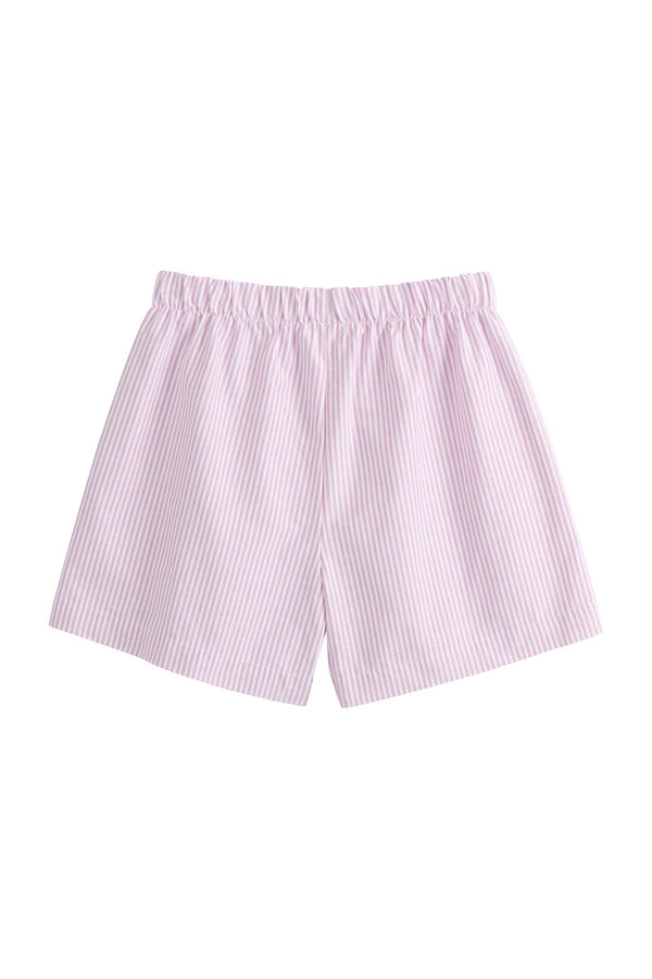 Masca cotton shorts, pink stripe