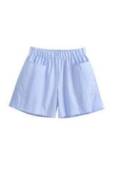 Masca cotton shorts, light blue