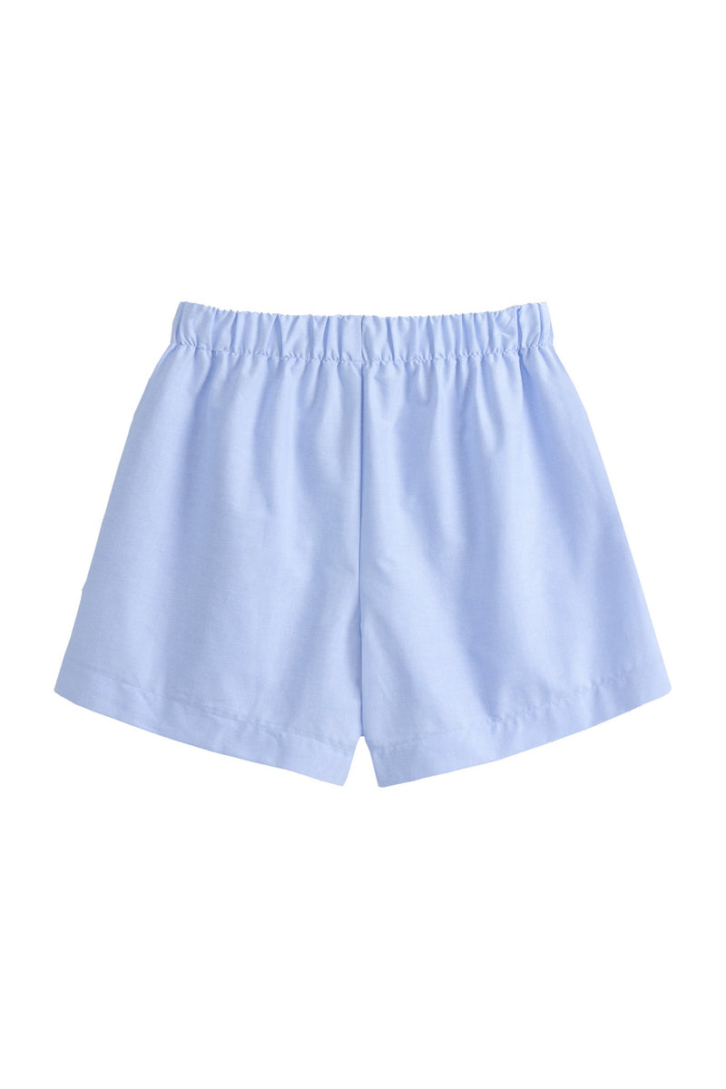 Masca cotton shorts, light blue