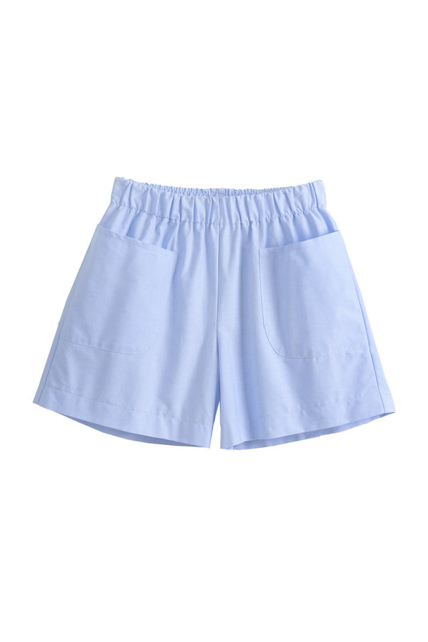 Masca cotton shorts, light blue
