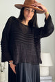Mesh Mirage jumper, black