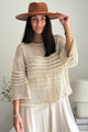 Mesh Mirage jumper, sand