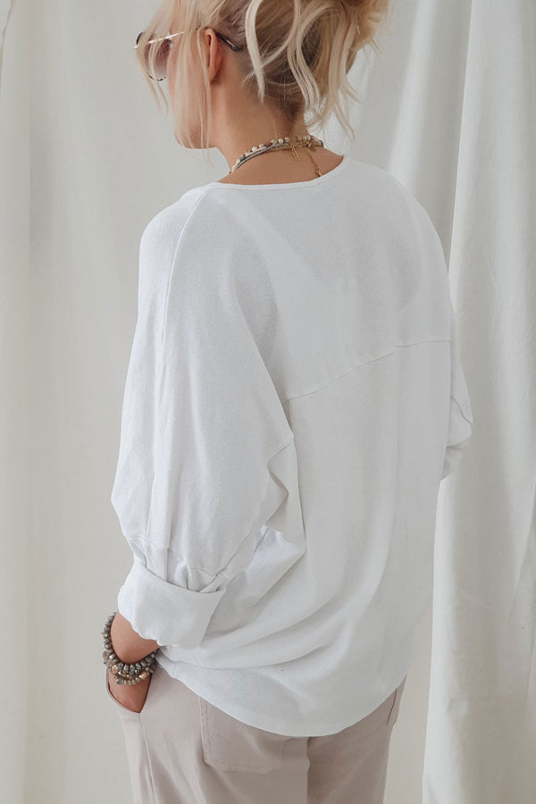 Miley cotton shirt, off white