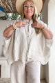 Mira linen tunic, sand