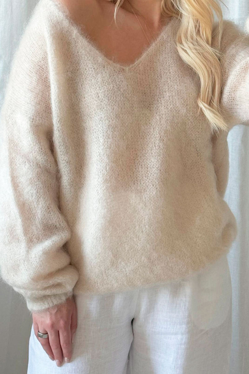 Mohair heaven jumper, beige