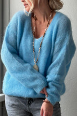 Mohair heaven neule, ice blue