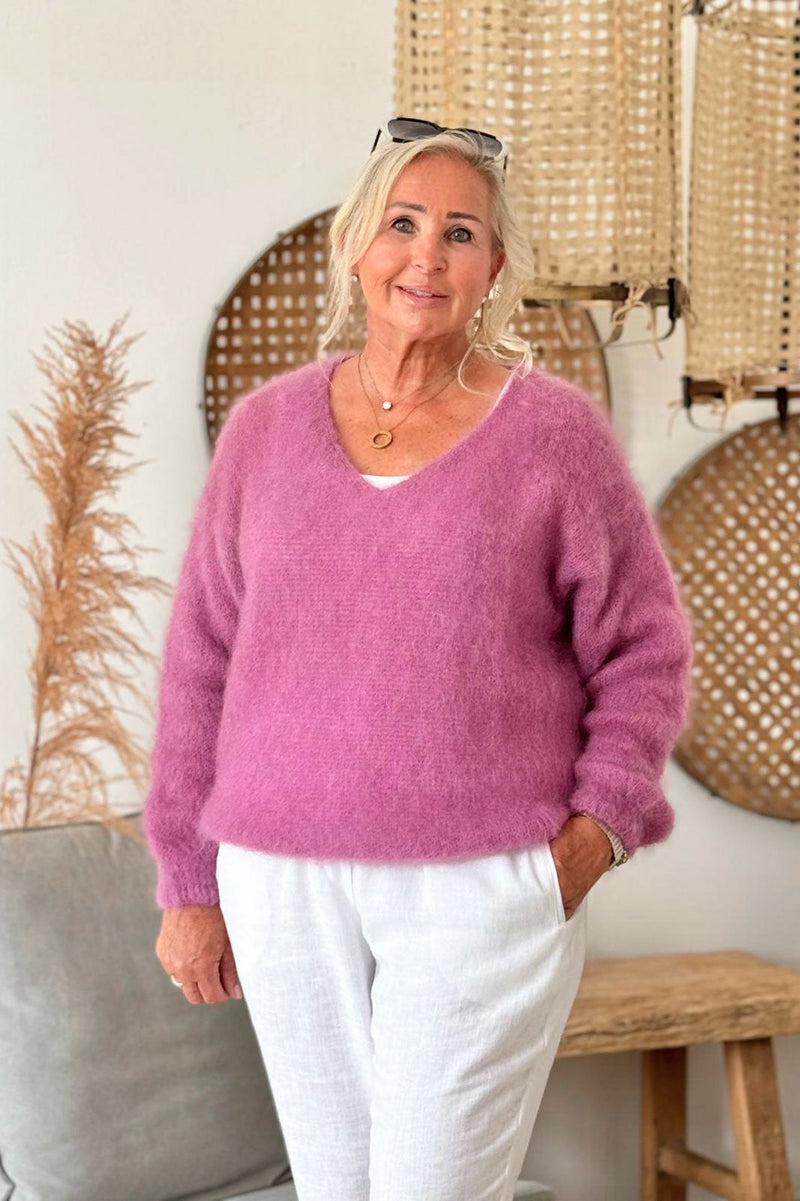 Mohair heaven jumper, violet