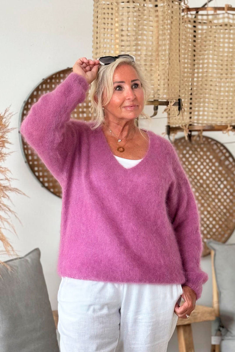 Mohair heaven jumper, violet