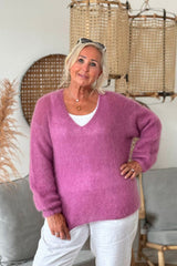 Mohair heaven jumper, violet