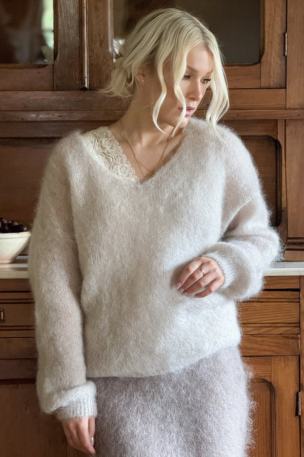 Mohair heaven neule, beige