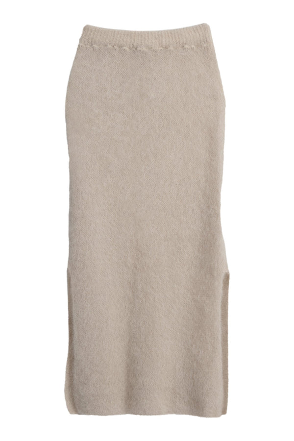 Irene mohair skirt, beige