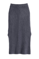 Irene mohair skirt, thunder