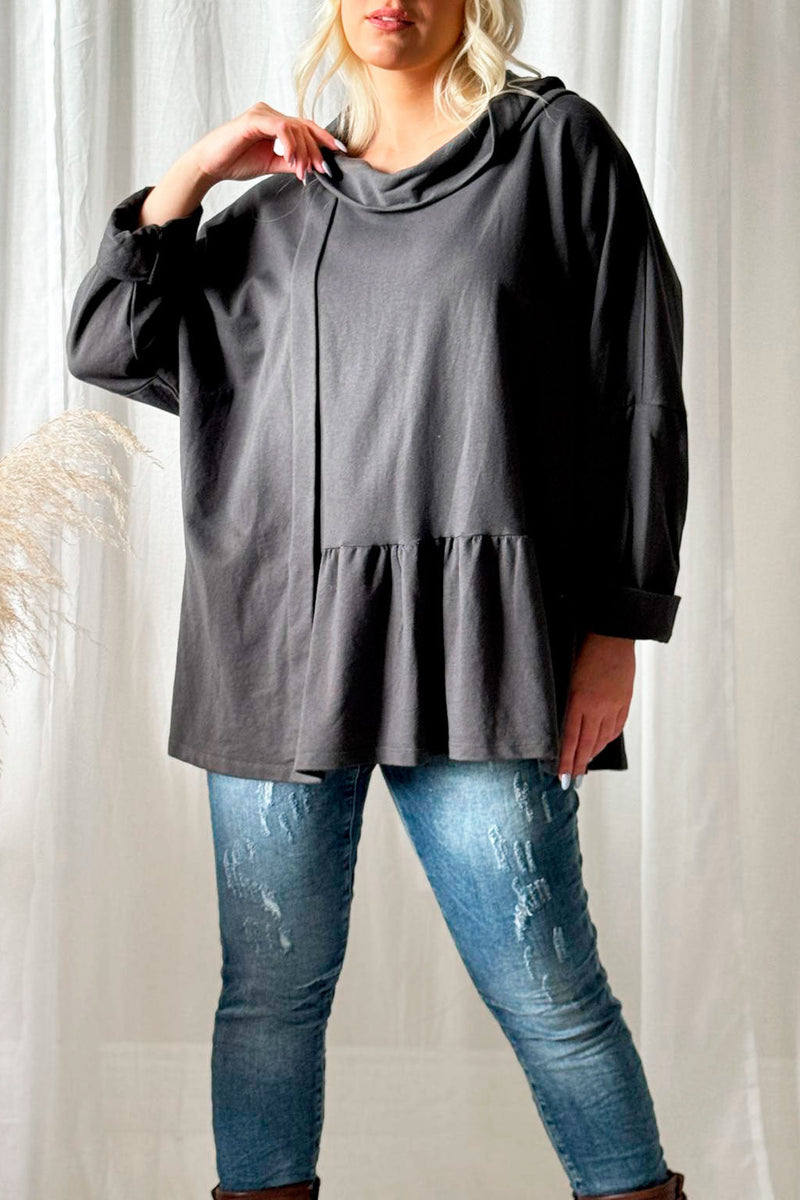 Momoko tunic, dark grey