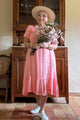 My Love linen dress, peach