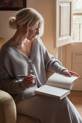 My moment ribbed cardigan, taupe