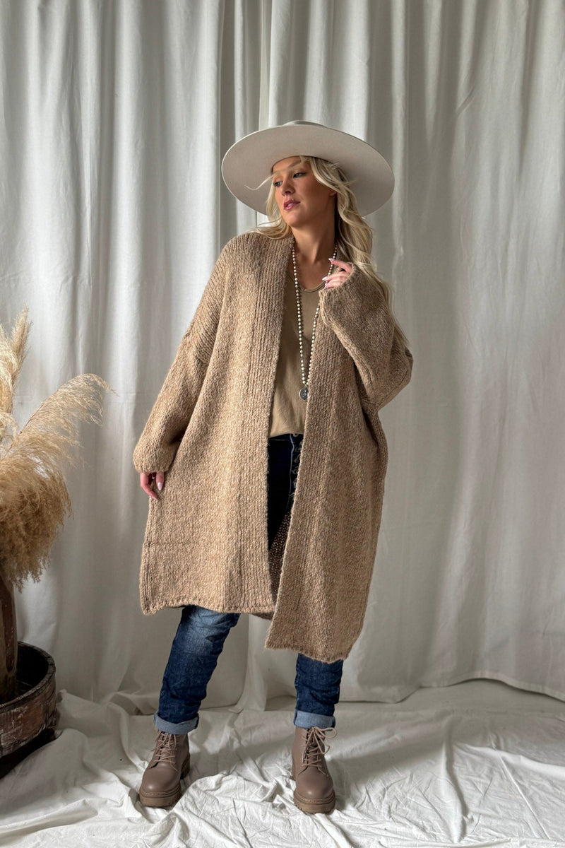 One fine day cardigan, caramel