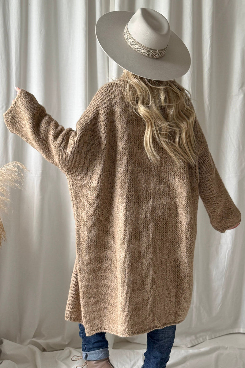 One fine day cardigan, caramel