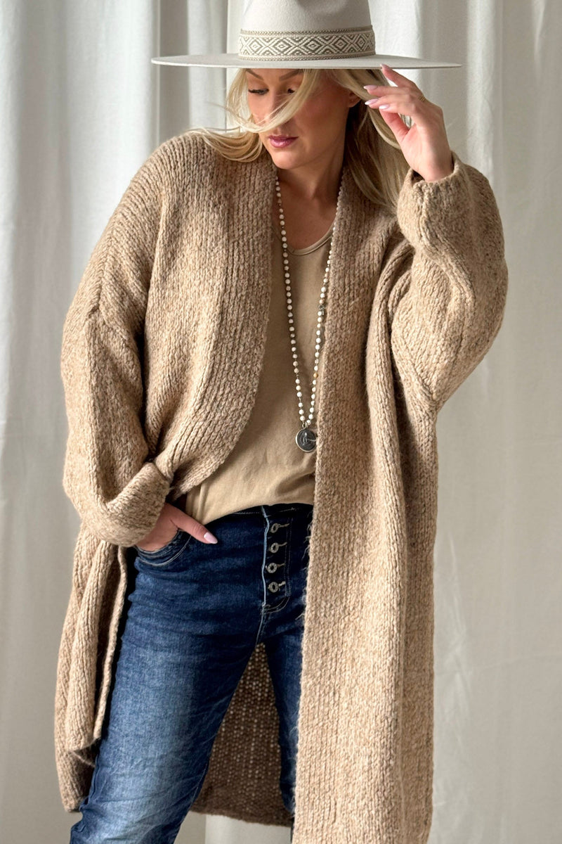 One fine day cardigan, caramel