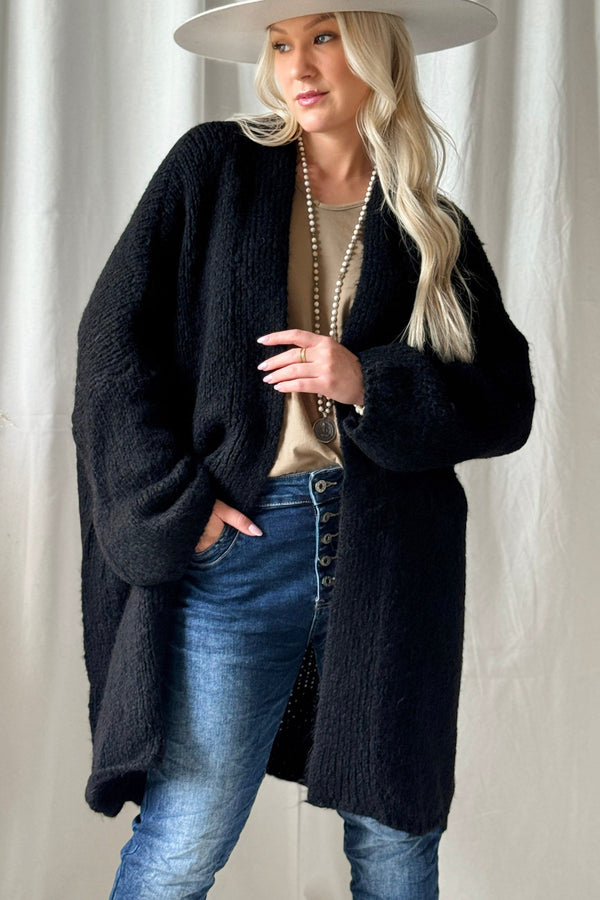 One fine day cardigan, black
