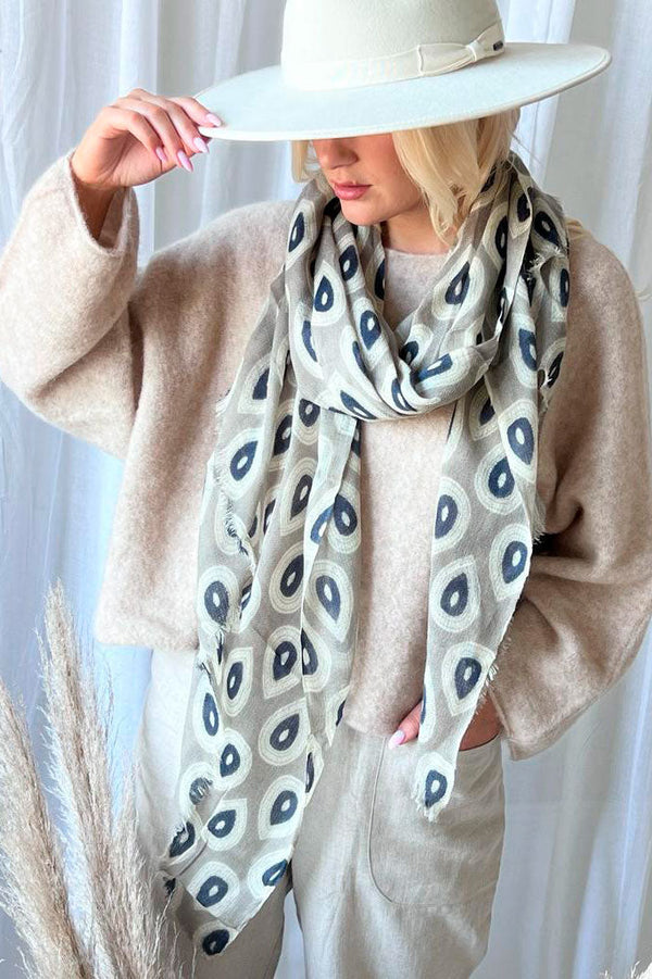 Pacific wool scarf, sand