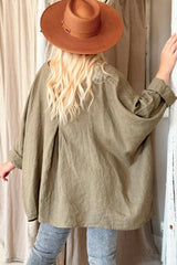 Paige linen tunic, khaki