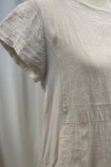 Palma linen dress, sand