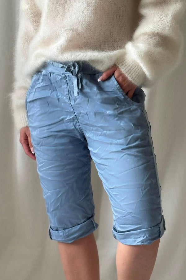 Perfect joggers capri, denim blue