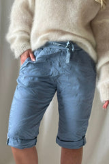 Perfect joggers capri, denim blue