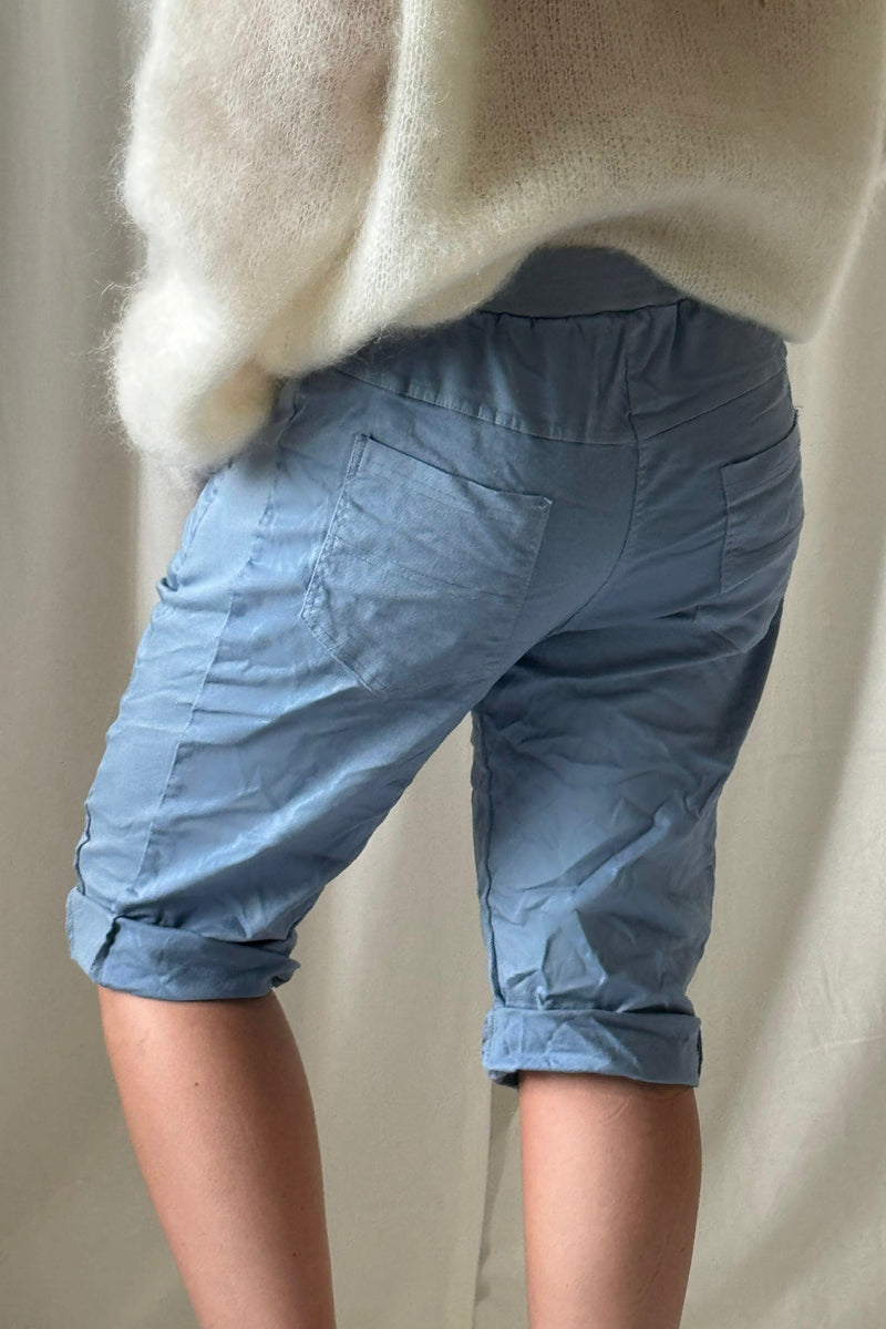 Perfect joggers capri, denim blue
