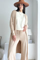 Wrap yourself neuletakki, beige