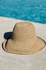 Raffia hat, natural