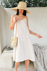 Jamie linen dress, sand
