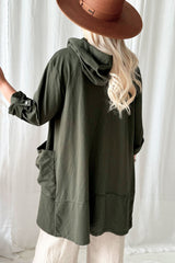 Pixie hoodie, khaki