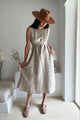 Puglia linen dress, natural