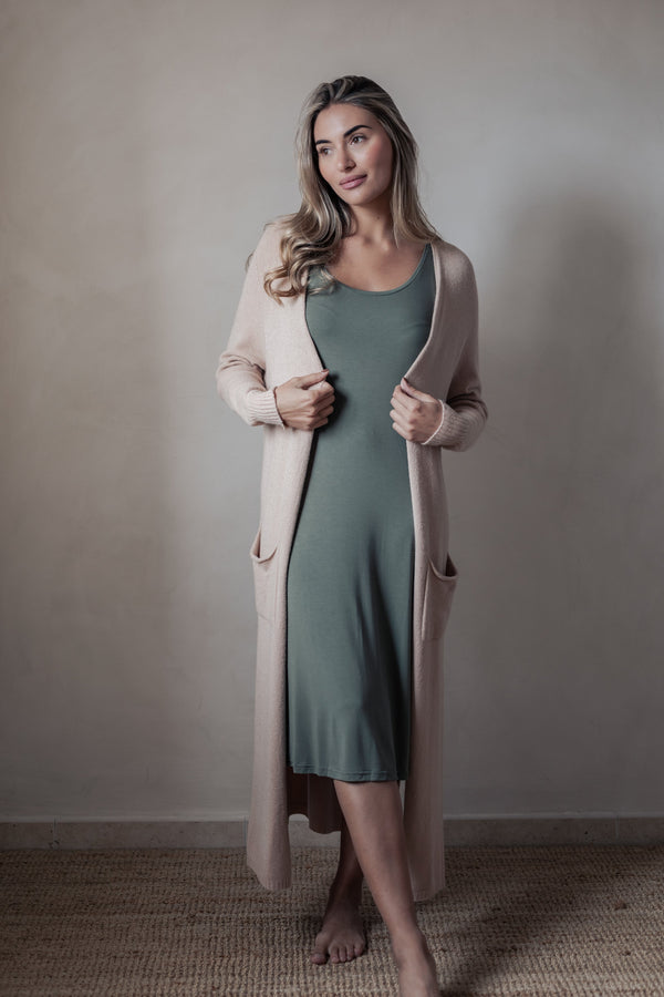 Pure Ease cardigan, beige